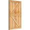 Ekena Millwork Framed Board-n-Batten Shutters w/Z-Bar, Rough Sawn Western Red Cedar, 21 1/2W x 35H, PR RBF06Z21X035RWR - alternate 4